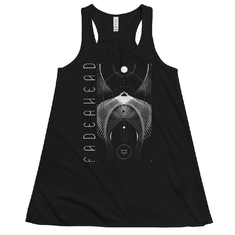 ASTERIA Flowy Racerback Tank Top Women charcoal tank top