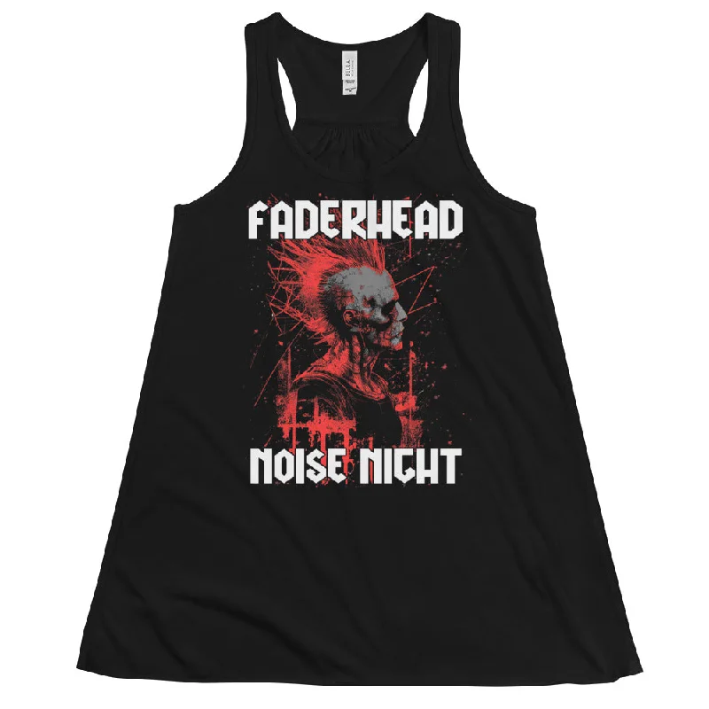 NOISE NIGHT PUNK Flowy Racerback Tank Top Women gold tank top