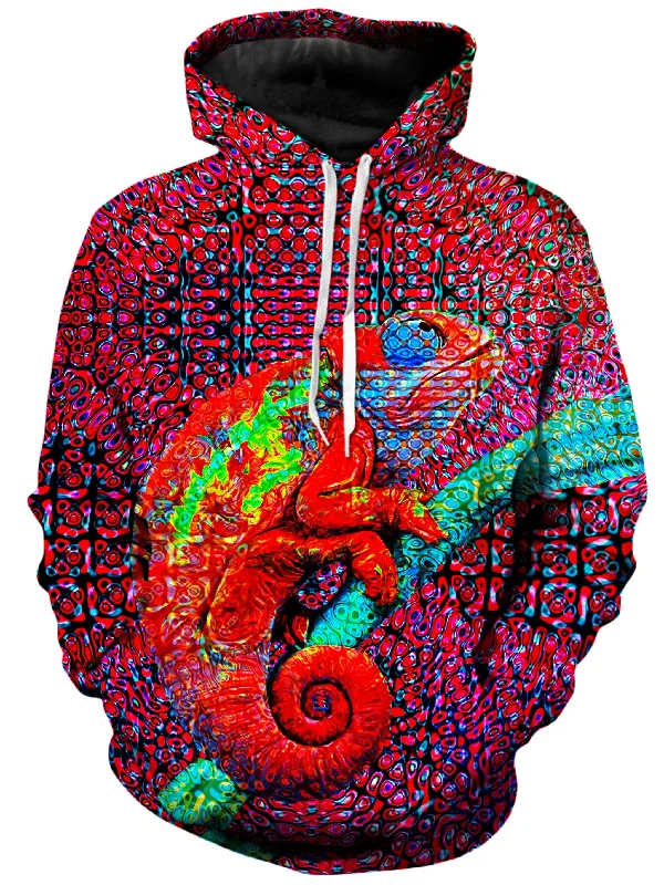 Chameleon Unisex Hoodie Hoodie with Hood Adjustable Protection