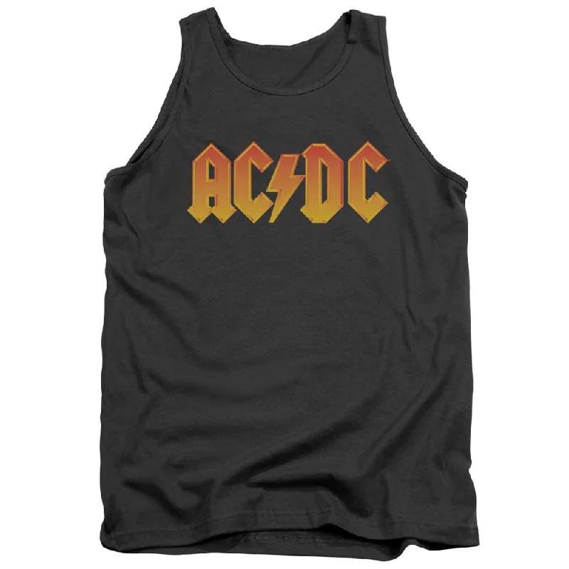 AC/DC Impressive Tank Top, Amazing Logo ribbed tank top