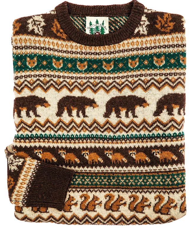 The Woodland Knit Sweater Zippered Buttoned Snapped