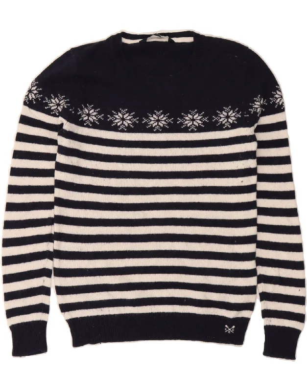 CREW CLOTHING Womens Crew Neck Jumper Sweater UK 10 Small Navy Blue Rayon Fabric Velvet Fabric Corduroy Fabric CREW CLOTHING Womens Crew Neck Jumper Sweater UK 10 Small Navy Blue Rayon Fabric Velvet Fabric Corduroy Fabric