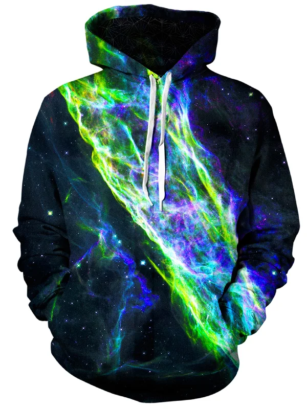 Electric Wave Unisex Hoodie Cotton Hoodie Fleece Lining Warmth