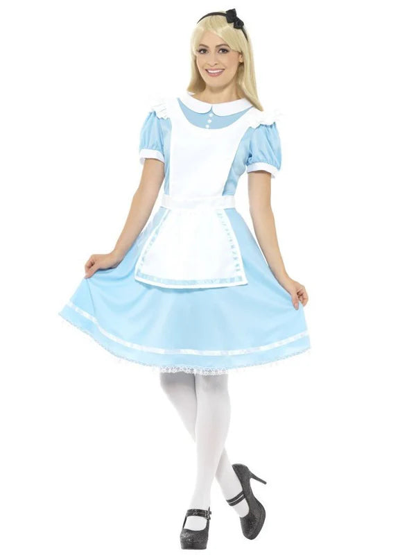 Blue Wonder Princess Adult Dress Alice Tunics Chic elegant