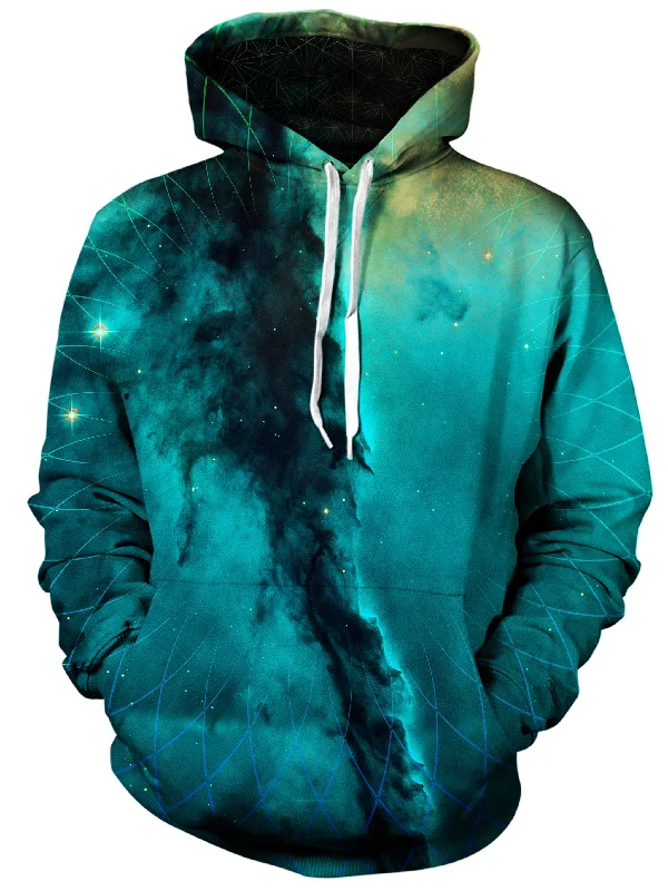 Geometric Cloud Cluster Unisex Hoodie Hoodie with Front Slit Layering Stylish