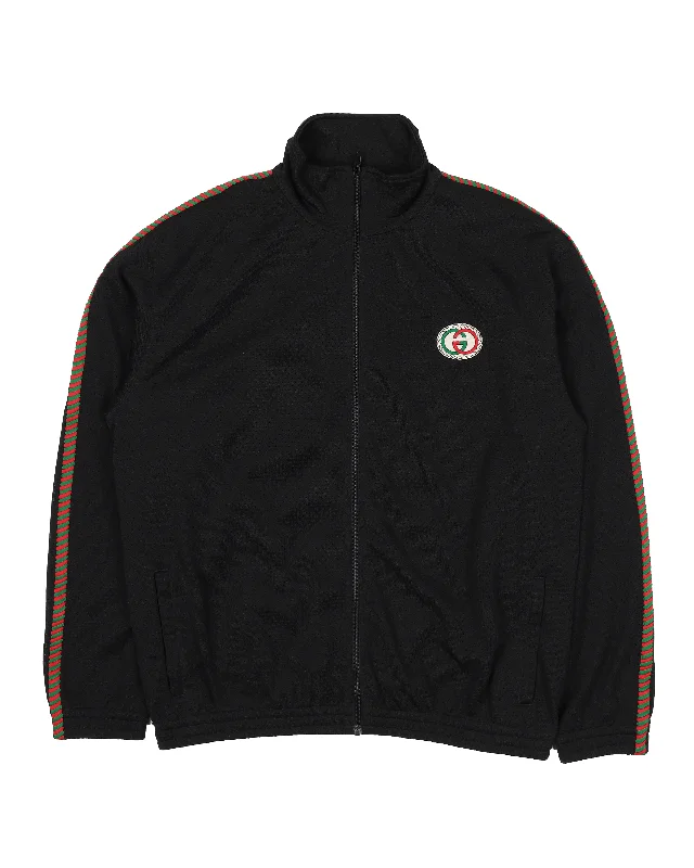 Interlocking "G" Track Jacket Quilted Jacket Puffer Jacket Insulated Jacket