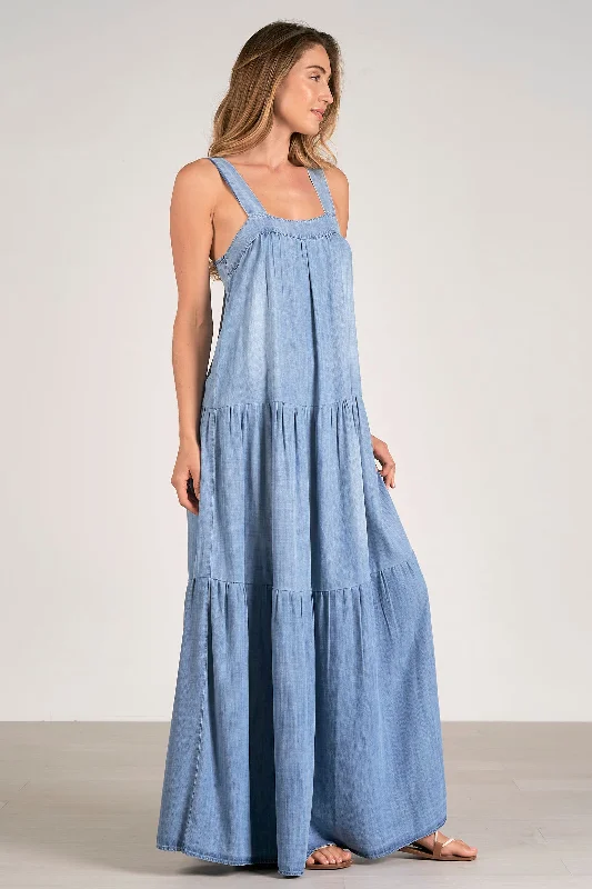 MAXI TANK STRAPS TIERED seamless tank top