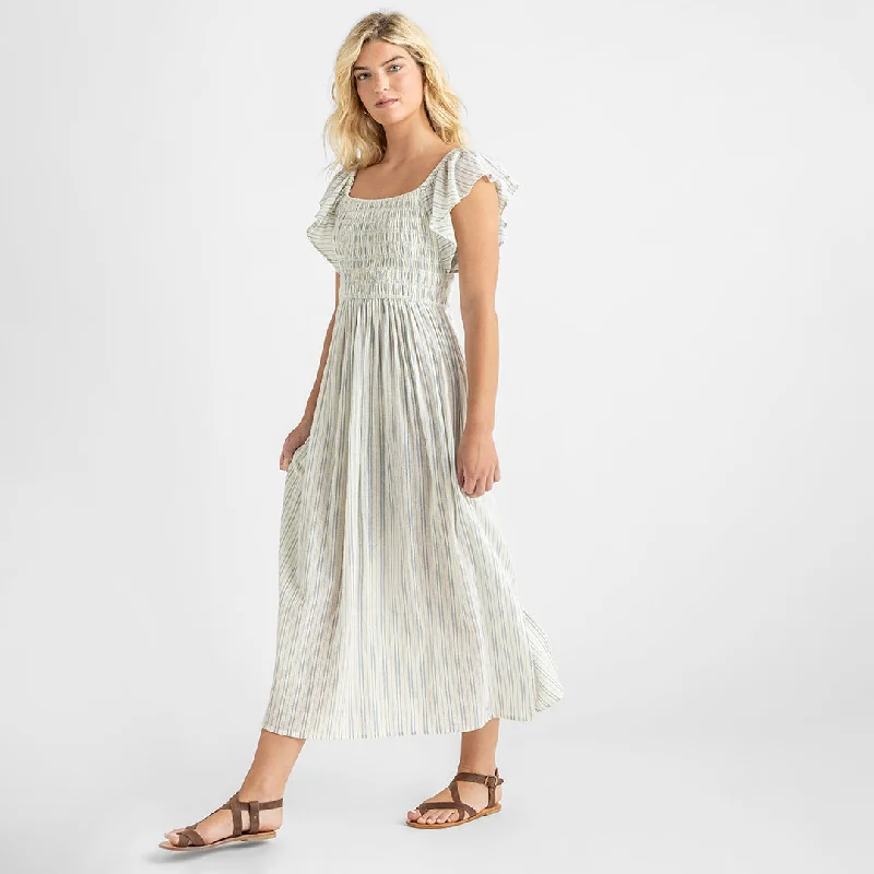 Womens Alessandria Dress - Riviera Stripe Tunics Plaid country