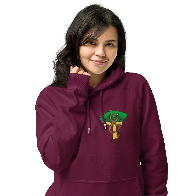 EyeAnkh "Melody" Women's eco hoodie Hoodie with Ribbed Hem Stretchable Secure