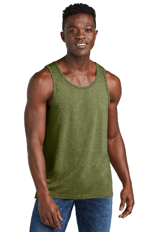 Unisex Tri-Blend Tank Top lime green tank