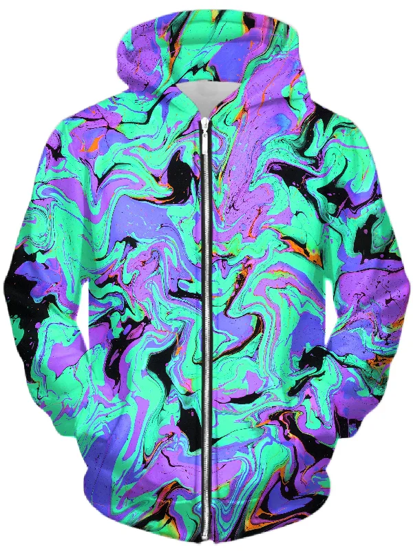 JG Unisex Zip-Up Hoodie Hoodie Jacket Zipper Layering