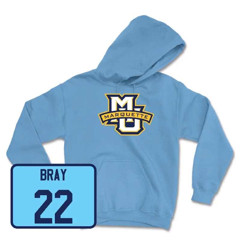 Championship Blue Women's Volleyball Marquette Hoodie - Adriana Studer Hoodie with Rhinestones Sparkly Elegant Championship Blue Women's Volleyball Marquette Hoodie - Adriana Studer Hoodie with Rhinestones Sparkly Elegant