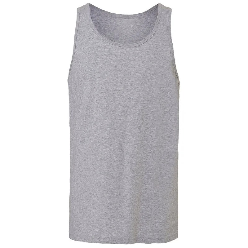 Bella + Canvas Unisex Athletic Heather CVC Tank loose fit tank