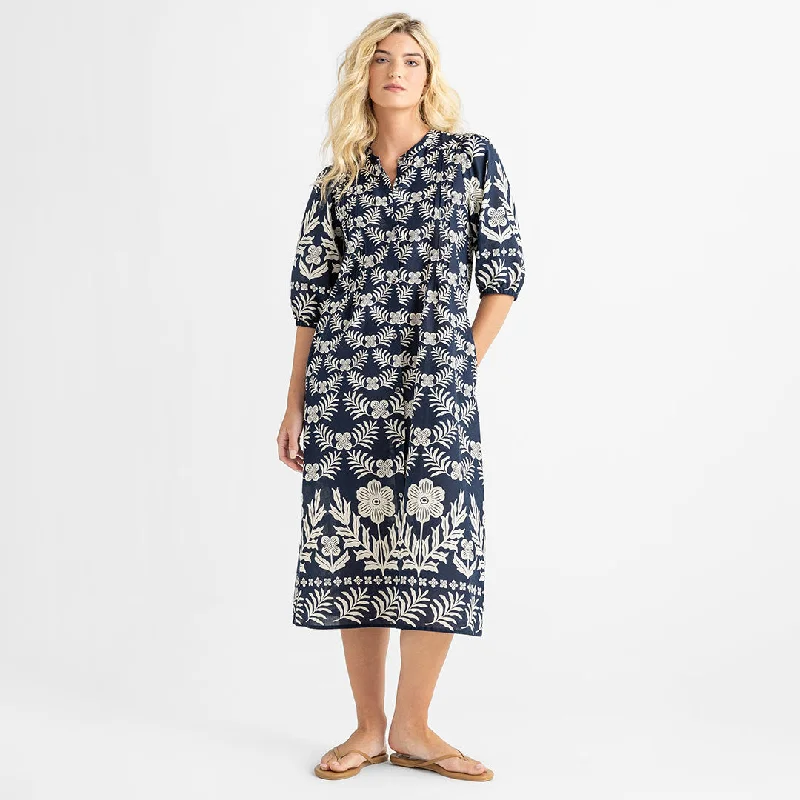 Womens Harris Dress - Navy Oasis Tunics Travel practical