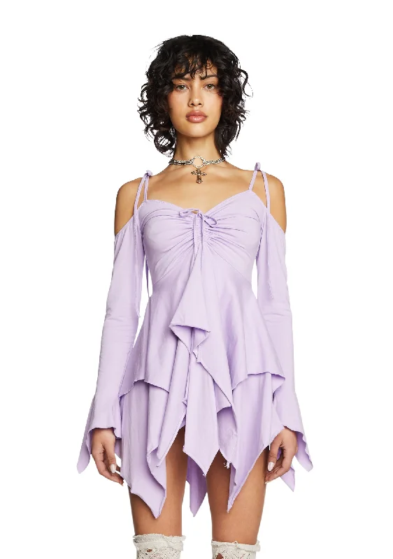 F is For Fairies® Handkerchief Dress - Lavender Tunics Chinos classic