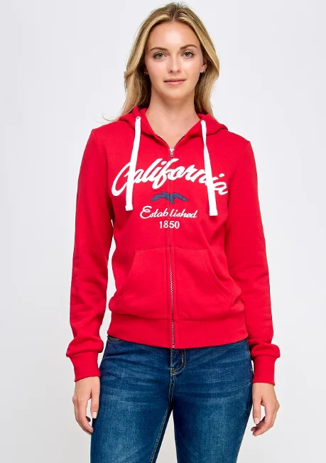 California Fleece Zip Up Jacket 337 Bomber Jacket Anorak Windbreaker