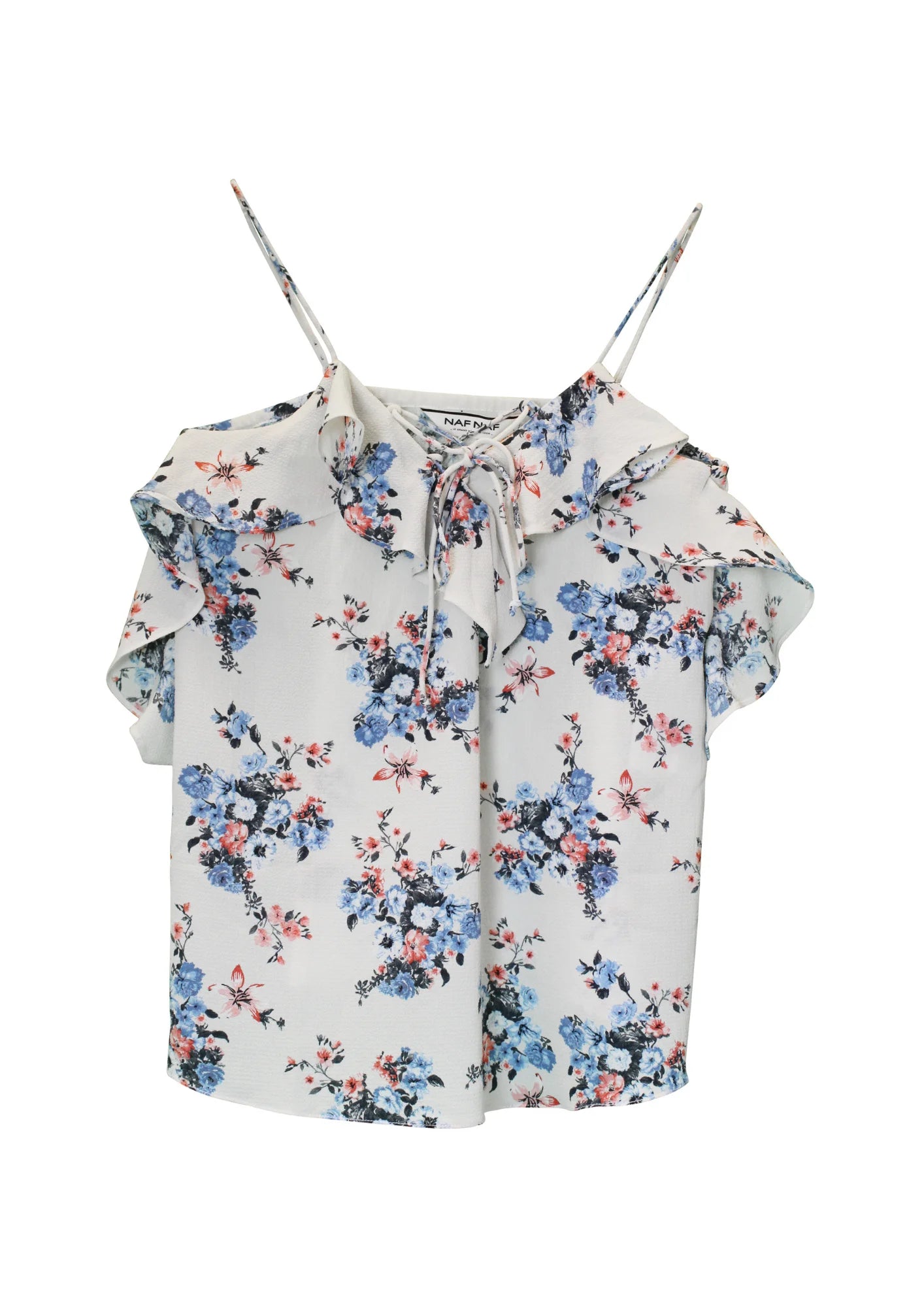 FLORAL TANK TOP neon tank top