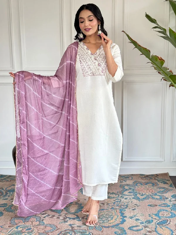 White Designer Party Wear Readymade Pant Suit With Printed Embroidery Work Fashionable Work Pants