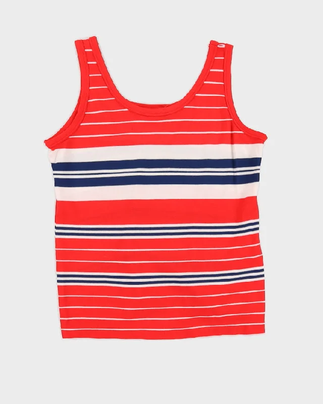 Vintage 70s Zellers Stripe Tank Top - L workout tank top