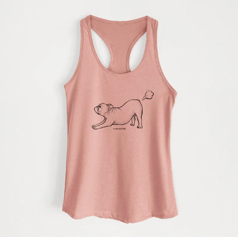 It Wasn't Me — French Bulldog - Women's Racerback Tanktop breathable tank top