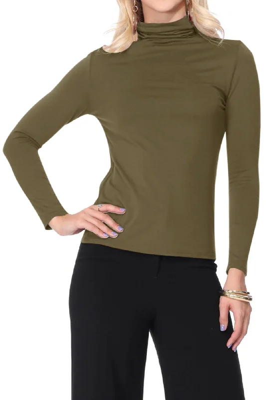 Women's Lightweight Soft Long Sleeve Solid Mock Neck Sweater Turtleneck S-3XL Mesh Fabric Canvas Fabric Denim Fabric Women's Lightweight Soft Long Sleeve Solid Mock Neck Sweater Turtleneck S-3XL Mesh Fabric Canvas Fabric Denim Fabric