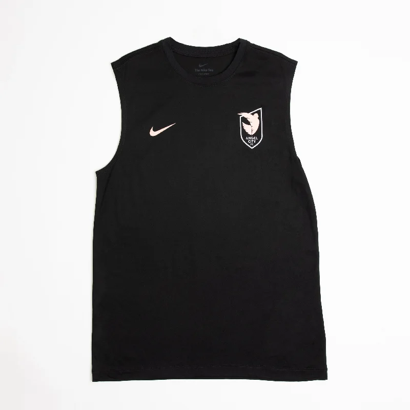 Angel City FC Unisex Black Sleeveless Legend Tank Top peekaboo tank top