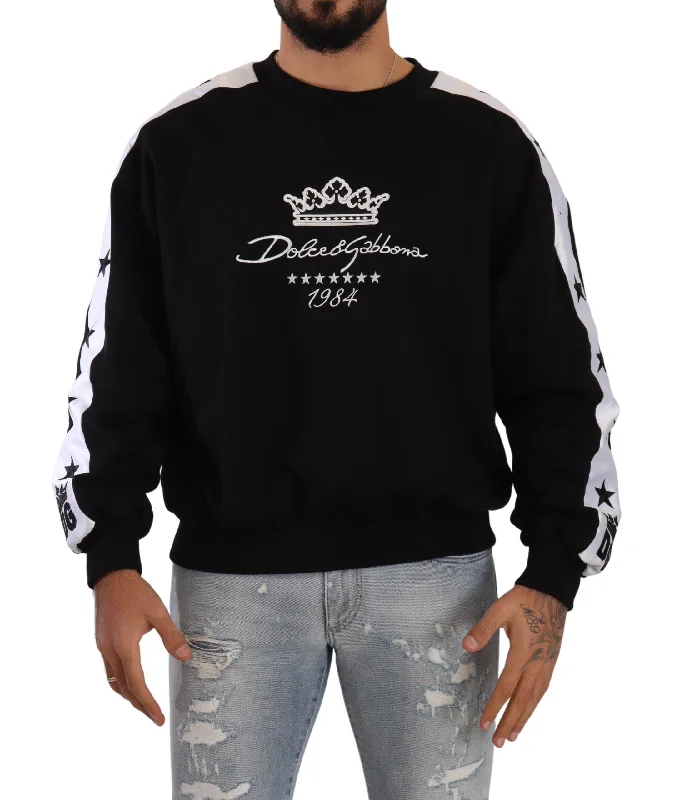 Elegant Crown 1984 Crewneck Sweater Terry Terry Cloth Terry Knit