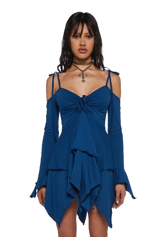F is For Fairies® Handkerchief Dress - Slate Blue Tunics Favorite customer