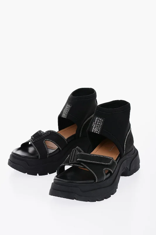 Maison Margiela Suede Sandals WIth Tank Sole comfortable tank top