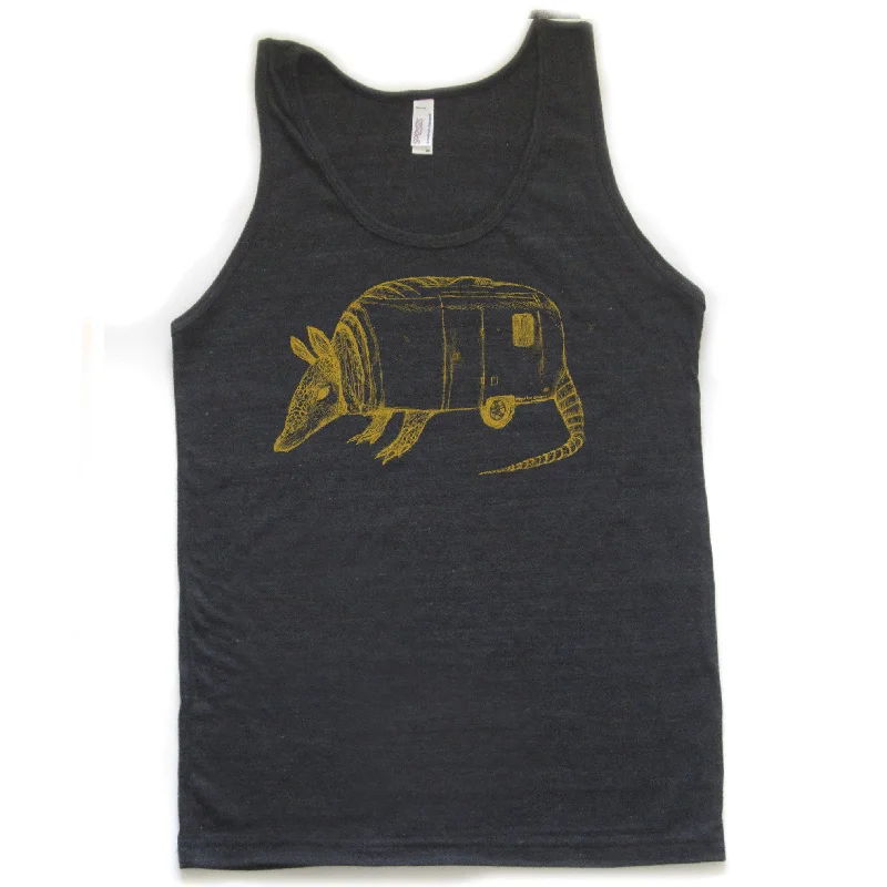 Airmadillo : unisex tri-blend tank turquoise tank top