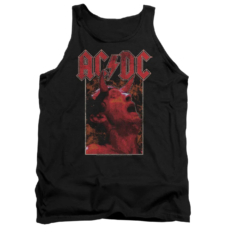 AC/DC Impressive Tank Top, Evil Angus modal blend tank