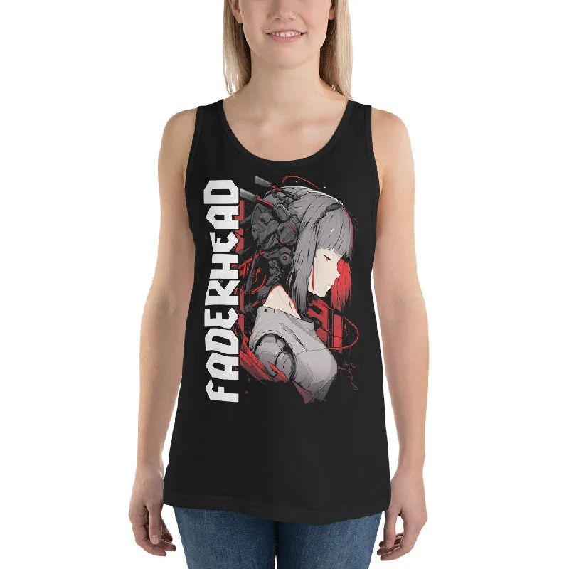 THE ASCENDER SILENCE Tank Top Women lemon yellow tank