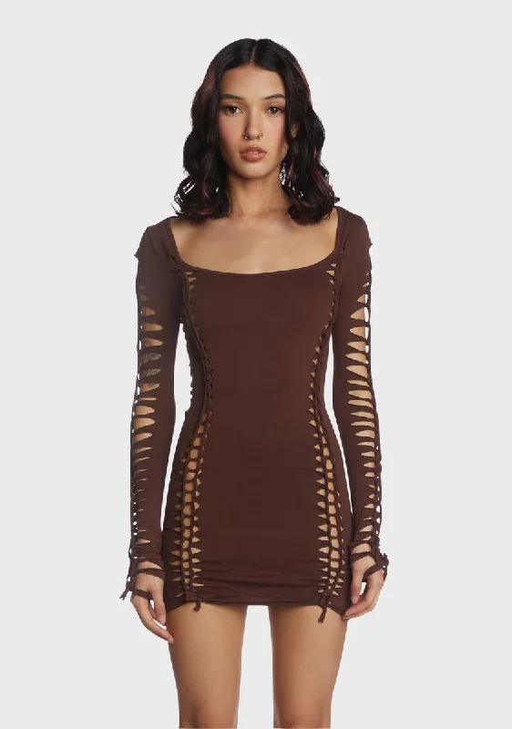 Sepia Alternative Spells Cut-Out Dress Tunics Luxurious premium