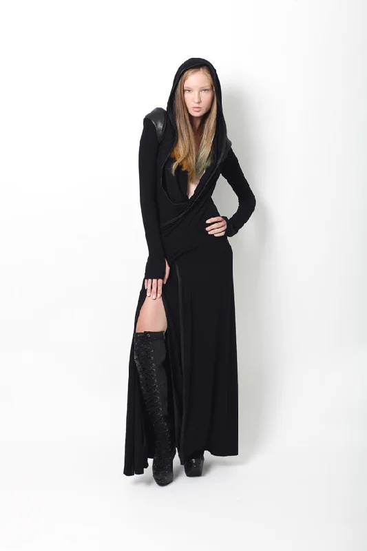 Drape Laced Dress Tunics Evening elegant