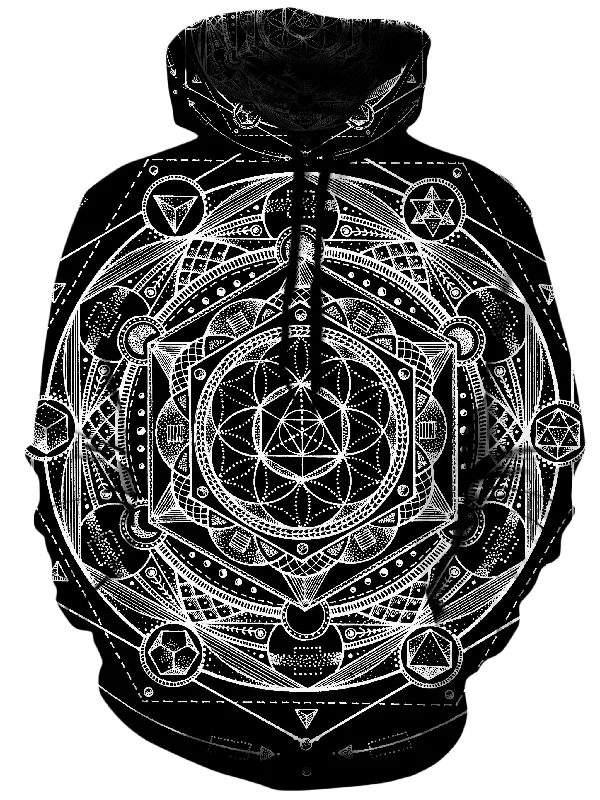 Esoteric Unisex Hoodie Hoodie with Full-Zip Functional Layering