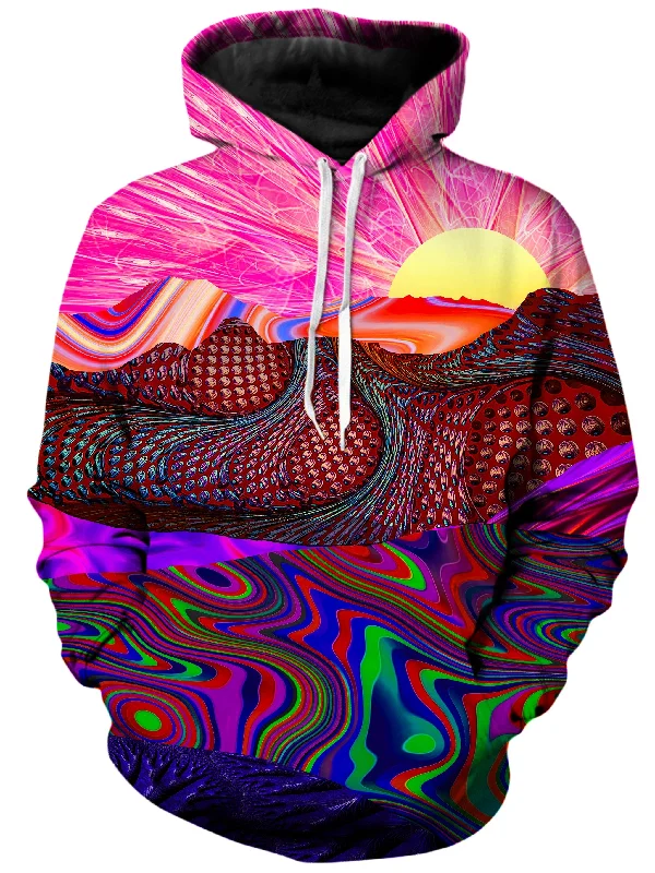 Trippy Trek Unisex Hoodie Hoodie with Puffed Sleeves Voluminous Trendy