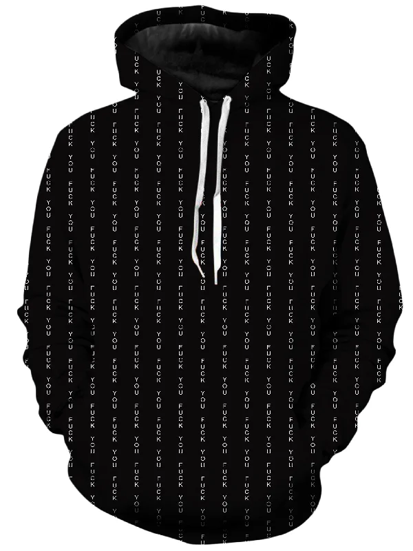 Fuck Up Hoodie Hoodie with Distressed Vintage Worn