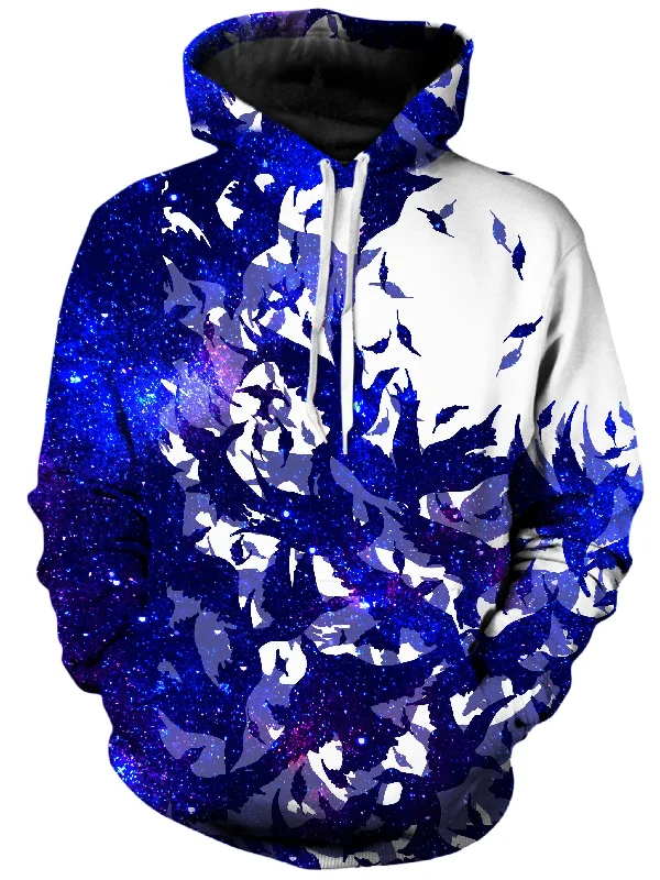 Space Birds Hoodie Hoodie with Oversized Fit Loose Comfortable