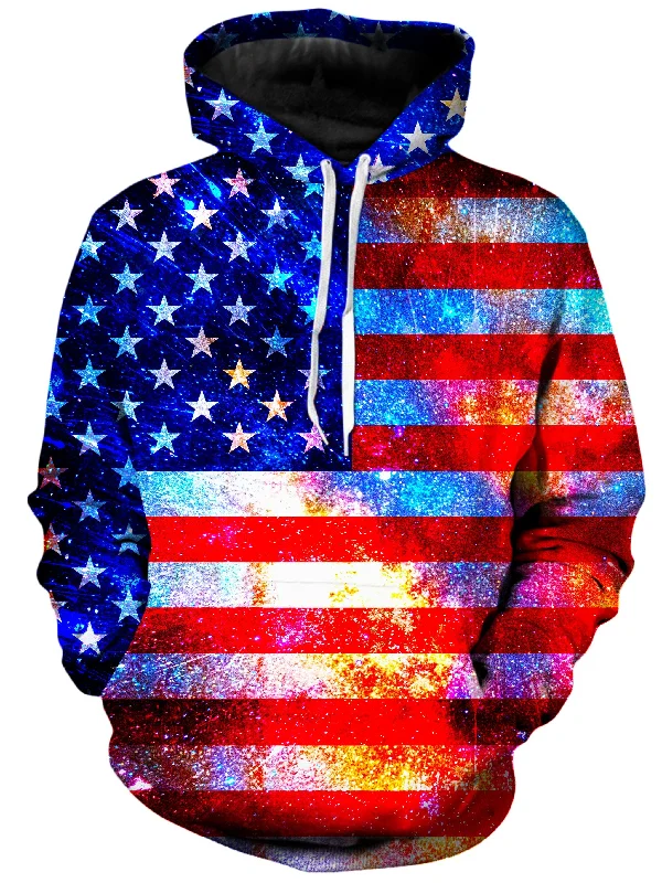 American Flag Hoodie Hoodie with Relaxed Fit Easy Casual
