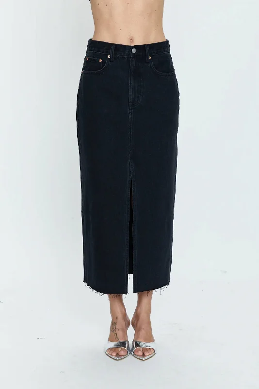 Alice Midi Skirt In Underground cashmere skirt fine