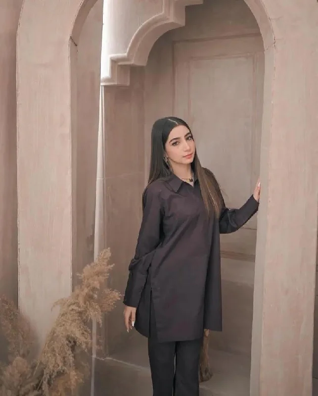 Umber Two Piece Dress Tunics Versatile stylish