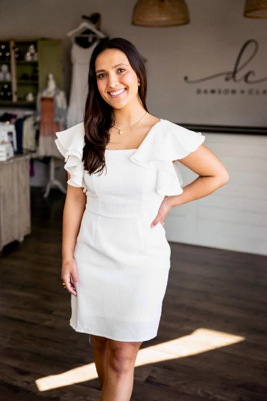 LOVING LIFE WHITE DRESS Tunics Top rated