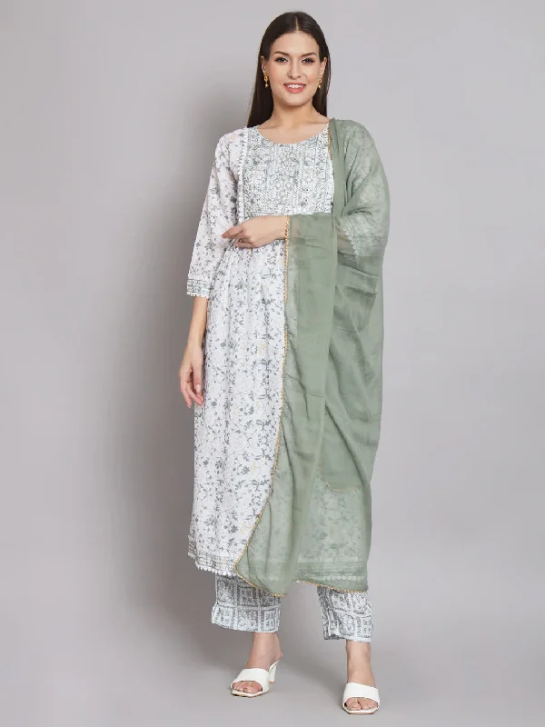 Multi Trendy Elementary Designer Readymade Pant Suit With Embroidery Work Comfy High-Waist Jeans