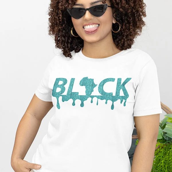 Black Inspirational Shirts, Black History Month Shirts, Melanin Shirt, Africa Map Shirt, Black Girl Magic -Tshirts, Hoodies, Sweatshirts Etc Hoodie with Cropped Fit Short Trendy