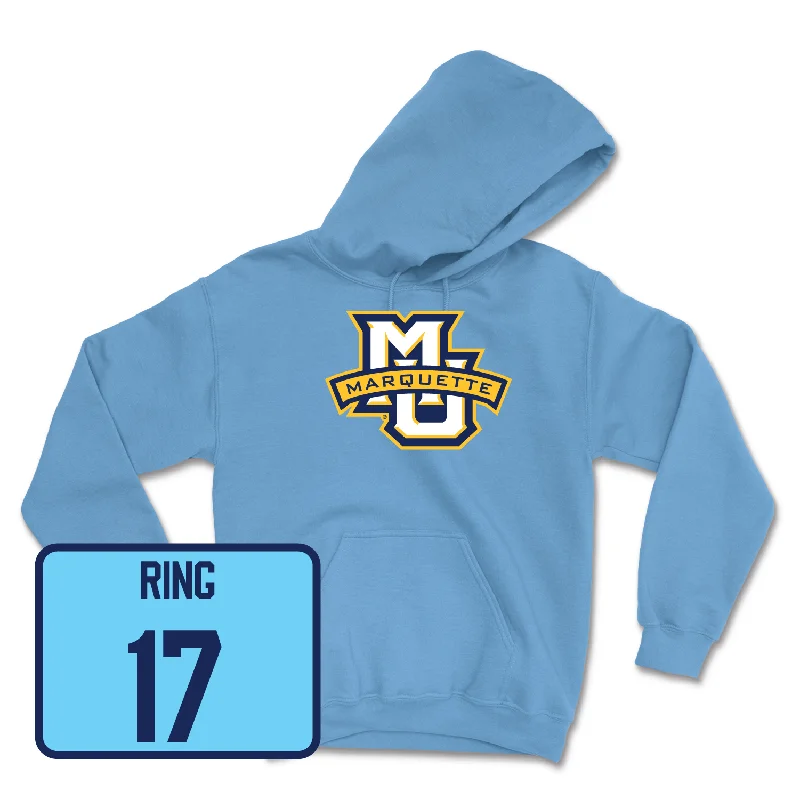 Championship Blue Women's Volleyball Marquette Hoodie - Sienna Ifill Oversized Hoodie Comfort Casual