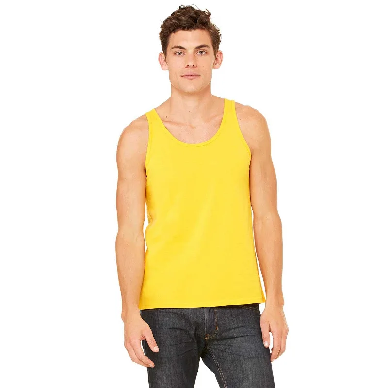 Bella + Canvas Unisex Gold Jersey Tank coral tank top