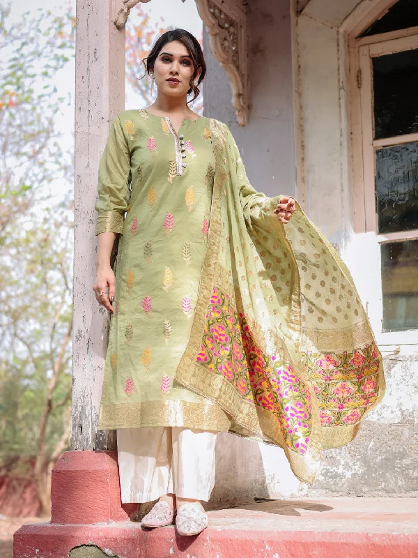 Pista Designer Readymade Pant Suit With Wevon Design Comfortable Maternity Pants