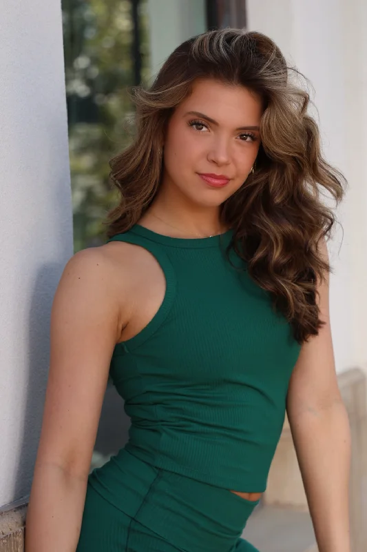 Genuine Tank - Evergreen - FINAL SALE layering tank top