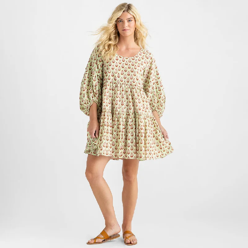 Womens Claire Dress - Green Dahlia Tunics Chinos classic