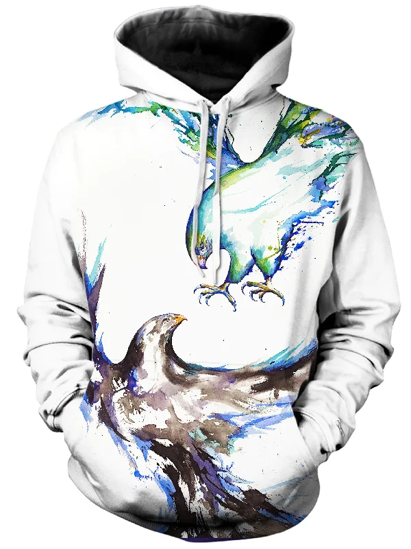 Clash Unisex Hoodie Hoodie with Double Zipper Versatile Adjustable